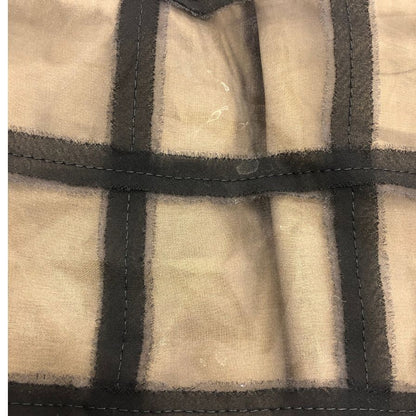 中古◆フォクシー ブティック ドレス シアー ウエストリボン シルク 33699  レディース サイズ38 ブラック FOXEY BOUTIQUE 【AFB44】