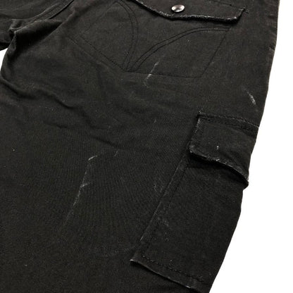 コムデギャルソン オム カーゴパンツ ブラック メンズ サイズ2 COMME des GARCONS HOMME 【AFB12】