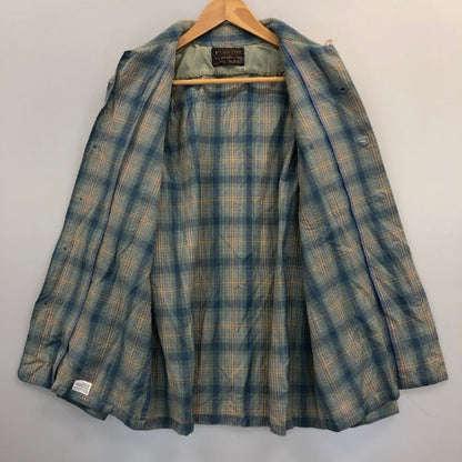 中古◆ペンドルトン 70S チェックシャツ ブルー系 SIR PENDLETON メンズ サイズM PENDLETON 【AFB17】