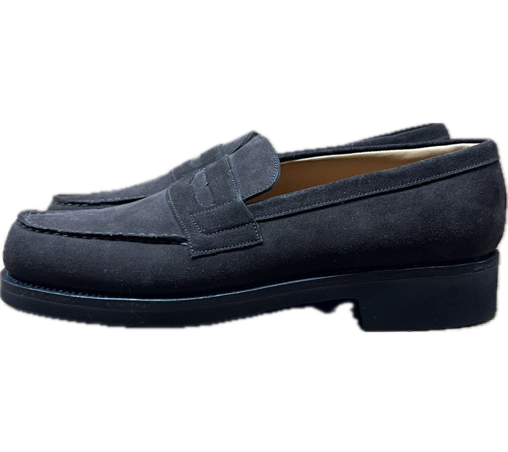 跟新品一样◆JMWESTON 皮鞋 Signature Loafers 180 麂皮棕色 5.5B JMWESTON [LA] 