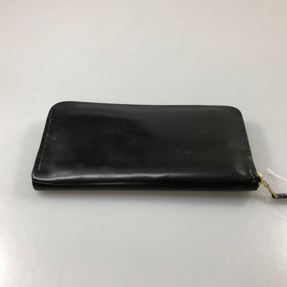 グレンロイヤル 長財布 ラウンドジップ コードバン ブラック ゴールド金具 GLENROYAL【AFI1】