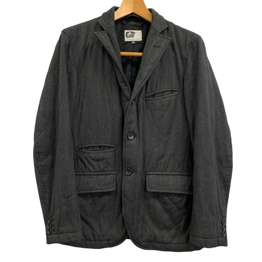 美品◆エンジニアドガーメンツ キルティングジャケット ウール ブラック メンズ サイズXS Engineered Garments 【AFB47】
