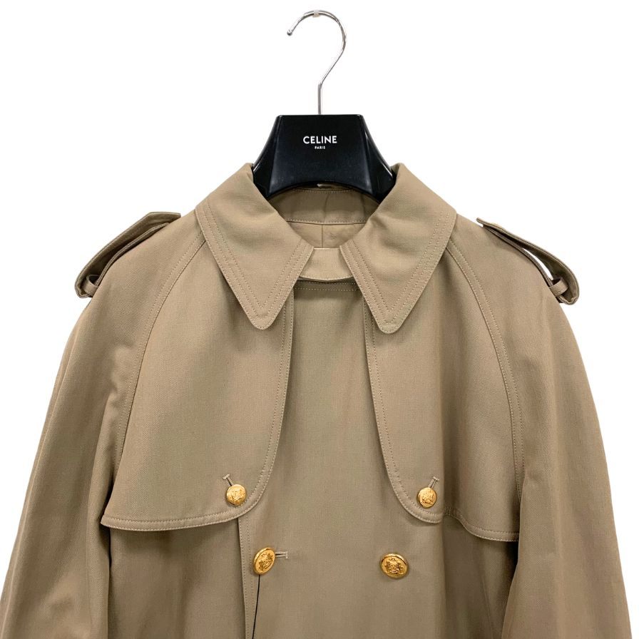 新品同様◆セリーヌ バイ エディスリマン トレンチコート 2M648984C ベージュ サイズ38 レディース CELINE 【AFF19】