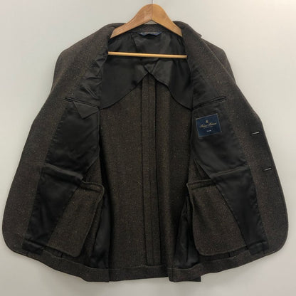 美品◆ブルックスブラザーズ スリム フランネル ジャケット メンズ サイズ37 ブラウン Brooks Brothers 【AFA12】