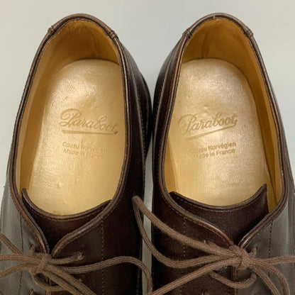 パラブーツ シャンボード カフェ リスレザー サイズUK7.5 メンズ ブラウン Paraboot CHAMBORD ビジネスシューズ 約26.0cm【LA】【中古】