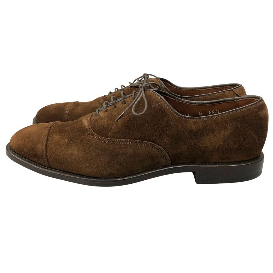 アレンエドモンズ レザーシューズ 5615 PARK AVENUE ストレートチップ スエード ブラウン サイズ11 Allen Edmonds 約29.0cm【AFC6】