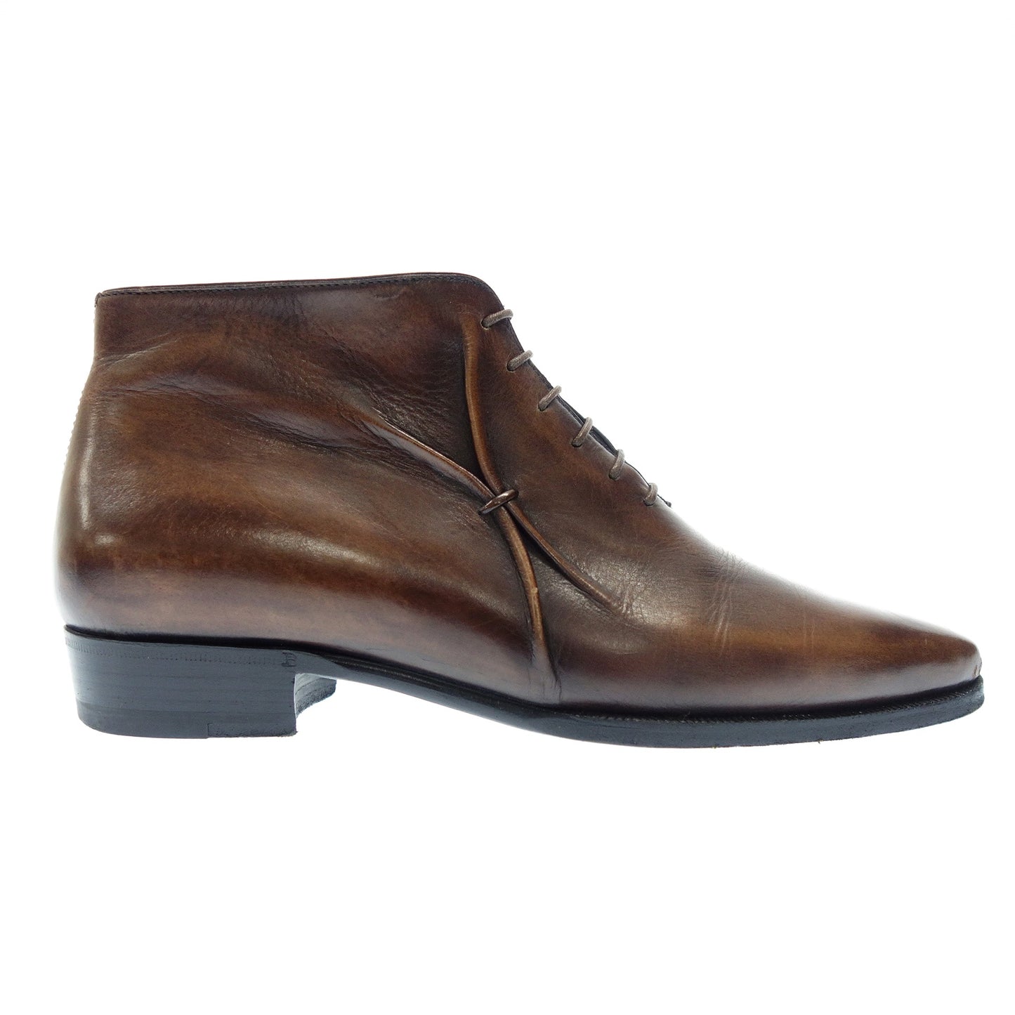 ベルルッティ ショートブーツ レザー メンズ サイズ5 ブラウン Berluti 約24.5cm【AFC29】