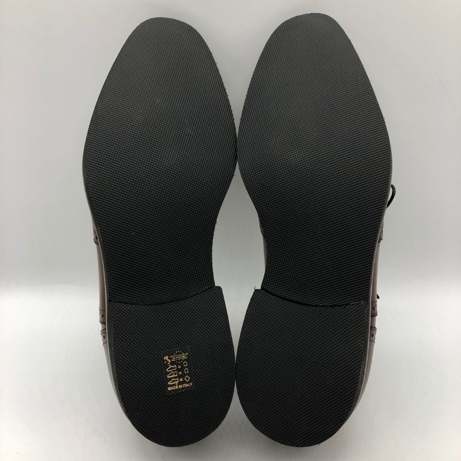 マックバレンス レザーシューズ ウィングチップ カーフ ブラウン メンズ サイズ6.5 MAC BAREN'S 約25.0cm【AFD13】