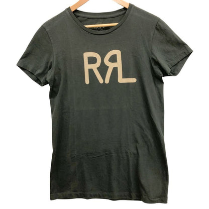 美品◆ダブルアールエル ラルフローレン 半袖Tシャツ 中国製 メンズ サイズXS カーキ RRL RALPH LAUREN 【AFB26】