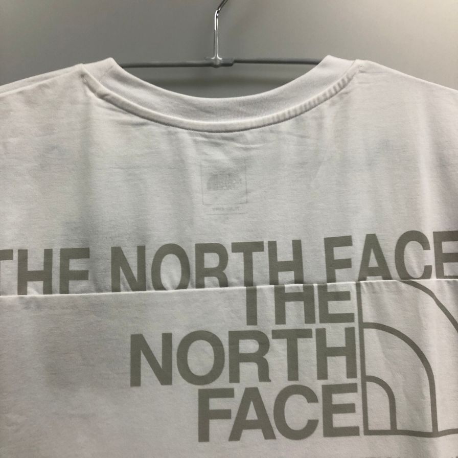 美品◆ノースフェイス NT32585 ロゴ Tシャツ ホワイト メンズ サイズXL THE NORTH FACE 【AFB19】