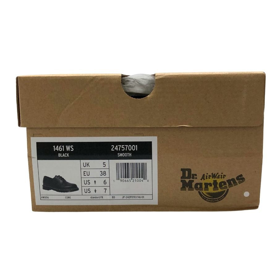 ドクターマーチン レースアップシューズ 1461 3ホール ホワイトステッチ ブラック レディース サイズUK5 Dr.Martens 約24.0cm【AFD13】