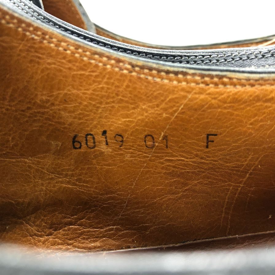サントーニ レザーシューズ 6019 革靴 ブラック サイズ6.5 メンズ Santoni 約25.5cm【AFC9】