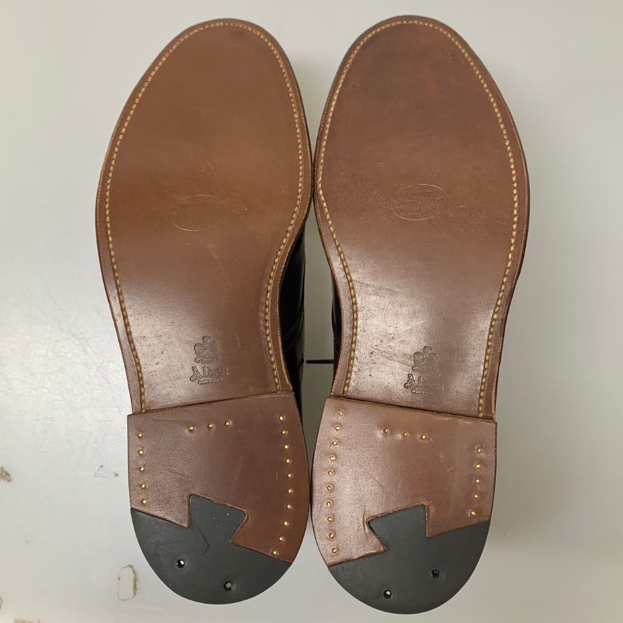オールデン D9917H ブローグ別注 ハイランドタンカーブーツ コードバン ダークバーガンディ サイズ10D ALDEN BROGUE ブーツ 約28.0cm【LA】【中古】
