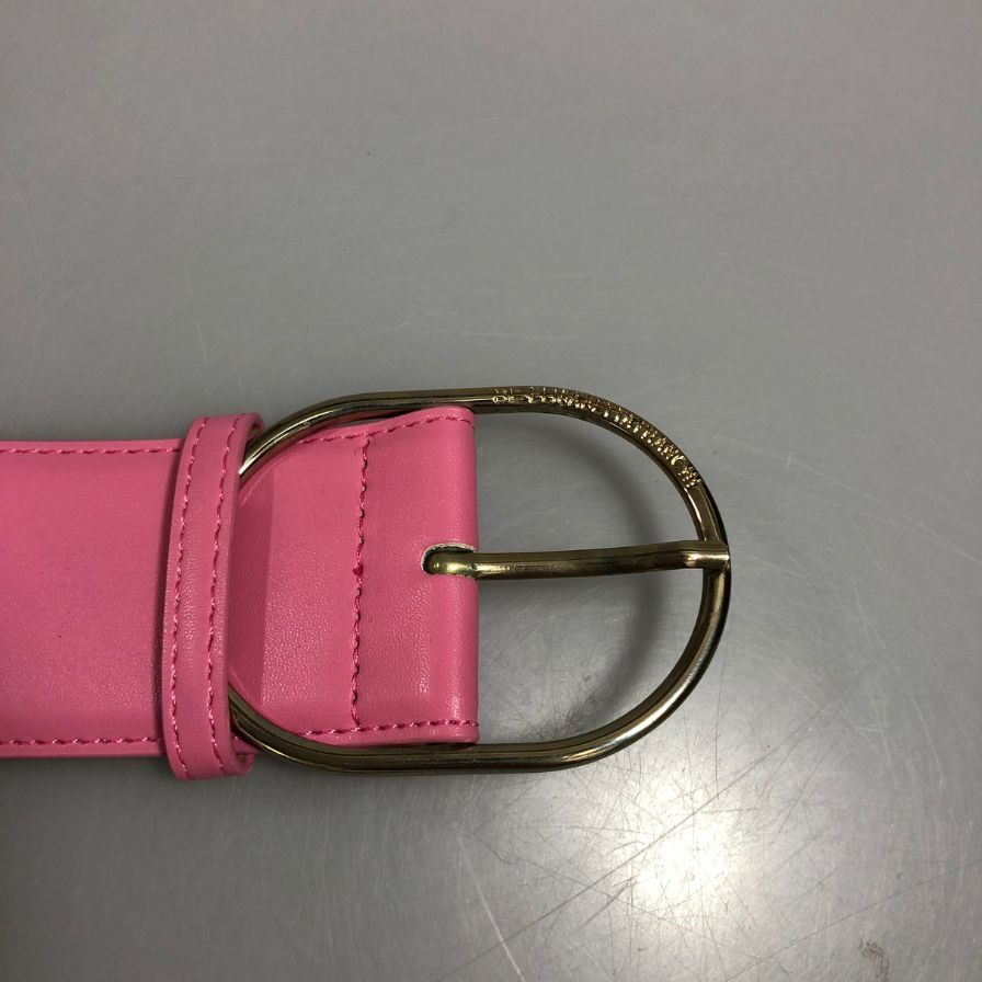 エリザベッタ フランキ レザーベルト ピンク サイズ40 ELISABETTA FRANCHI【AFB54】