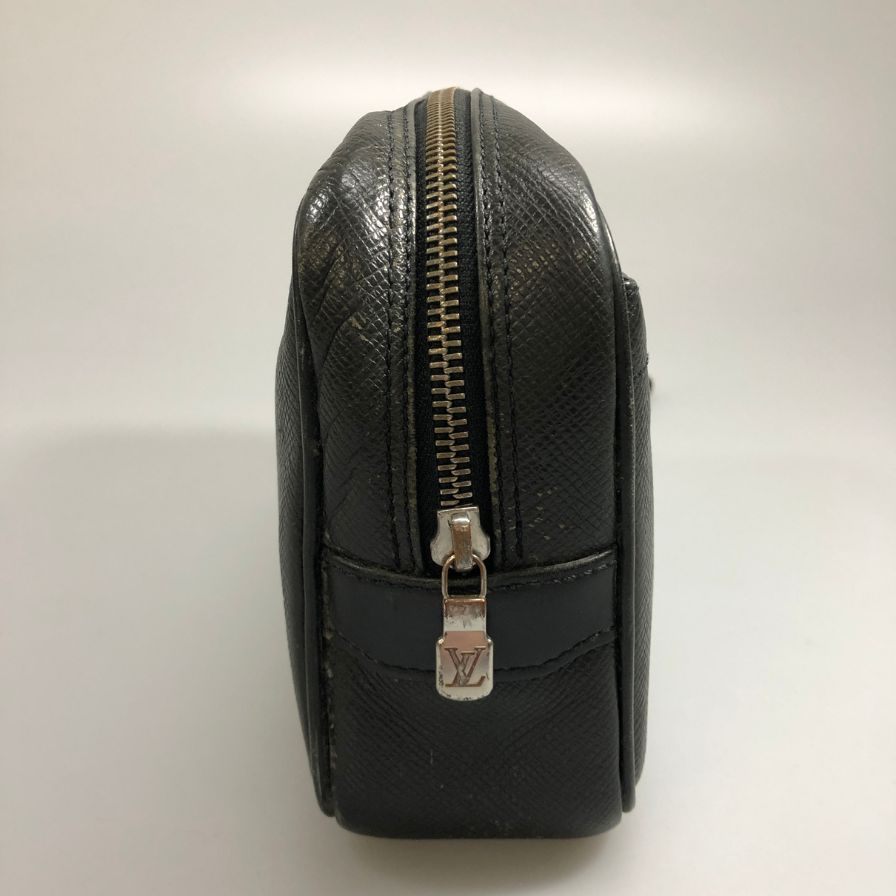 ルイヴィトン  タイガ カードケース アンヴェロップ カルト ドゥ ヴィジット グリズリ M30928 ブラック Louis Vuitton【AFE6】