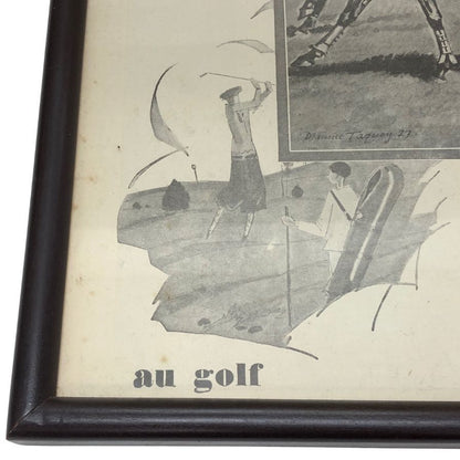 エルメス ポスター 馬 1927年代 ヴィンテージ 額付き HERMES【AFE13】【中古】