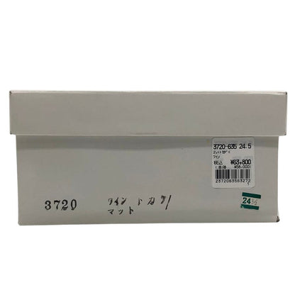 新宿屋 レザーパンプス マットトカゲ 3720-635 ワイン 24.5cm レディース sinjukuya 約24.5cm【7-18】