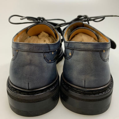 アーティスト―二 パンチングシューズ メンズ ブルー系 サイズ 7 a.testoni 約25.5cm【AFD9-2】