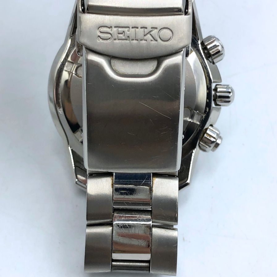 セイコー 腕時計 マグレジスト クロノグラフ 7T92-0DJ0 クォーツ チタン メンズ MAGRESIST SEIKO【AFI12】