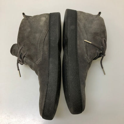 トッズ チャッカブーツ スエード グレー サイズ7.5 Tod's 約26.5cm【AFD6】