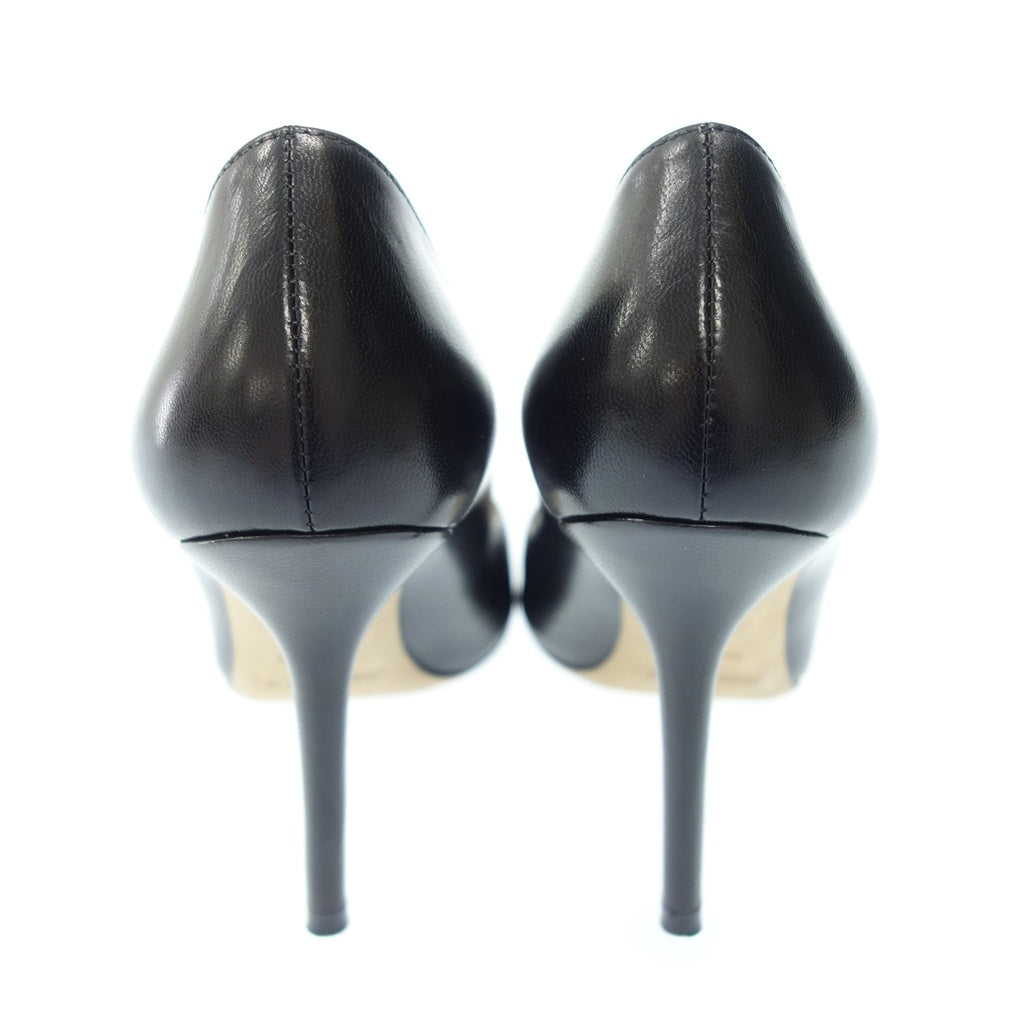 Good Condition◆JIMMY CHOO Pumps High Heels Calf Women's Black Size 35.5 JIMMY CHOO [AFC31] 