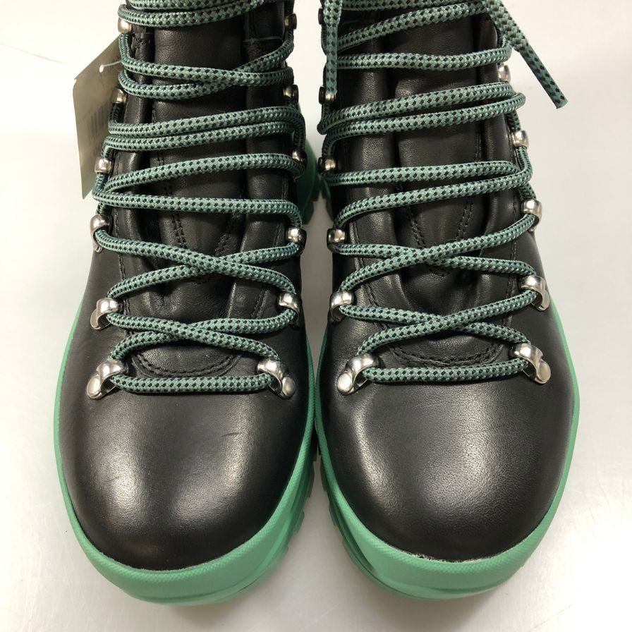 メレル ブーツ トレッキングブーツ Bristol MID レディース サイズ24 ブラック グリーン系 MERRELL 約24.0cm【AFD9-2】