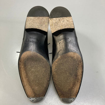 ジョンロブ レザーシューズ フィリップ2 パンチドキャップトゥ カーフ 7000ラスト ブラック メンズ サイズUK6E JOHN LOBB Philip II ビジネスシューズ 約25.0cm【LA】【中古】