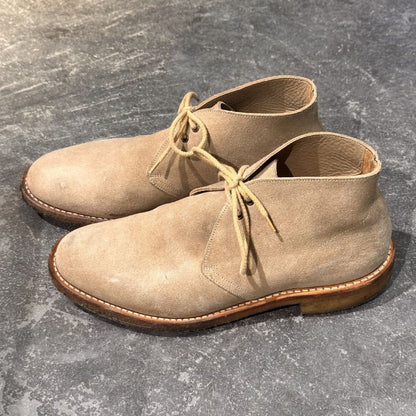 チャーチ チャッカブーツ サハラ スエード 4都市 81ラスト ベージュ サイズUK60G メンズ Church's ブーツ 約24.5cm【LA】【中古】