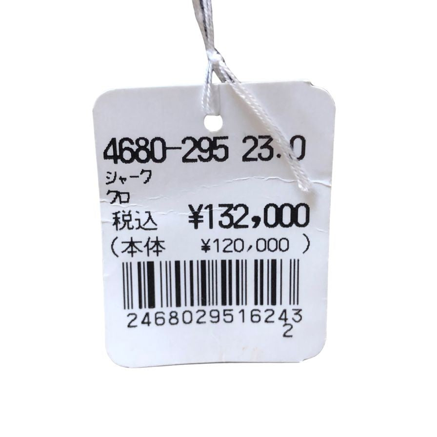 新宿屋 レザーパンプス シャーク 4680-295 ブラック 23cm レディース shinjukuya 約23.0cm【7F1】