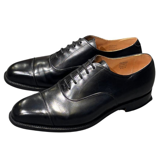 トリッカーズ レザーシューズ リージェント ストレートチップ カーフ ブラック サイズ8.5 メンズ Tricker's ビジネスシューズ 約27.0cm【LA】【中古】