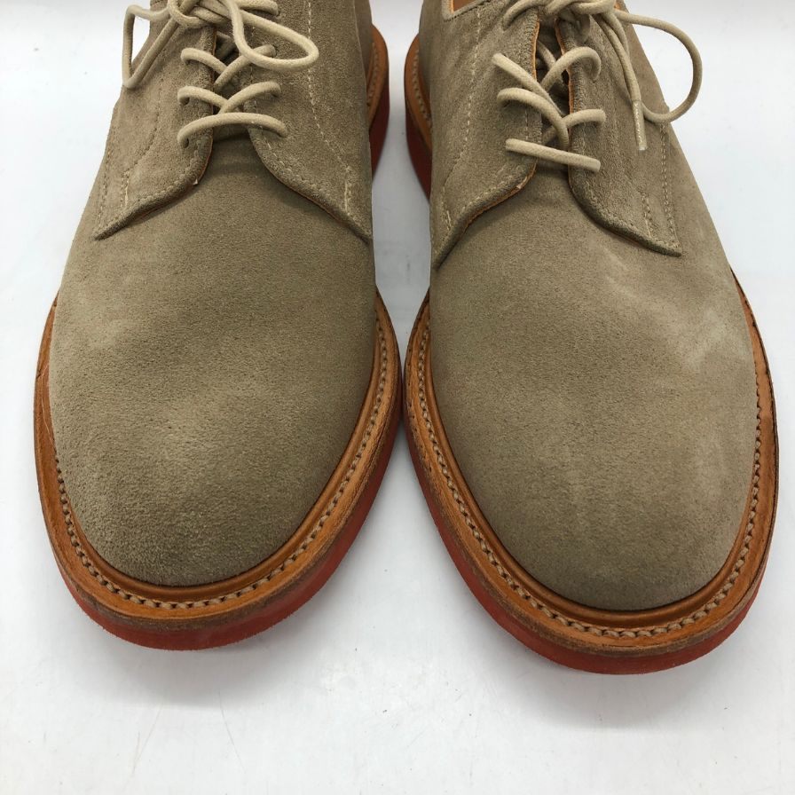 マーク マクナイリー スウェード ストレートチップ ベージュ サイズ6 メンズ MARK MCNAIRY 約25.0cm【AFD9-2】