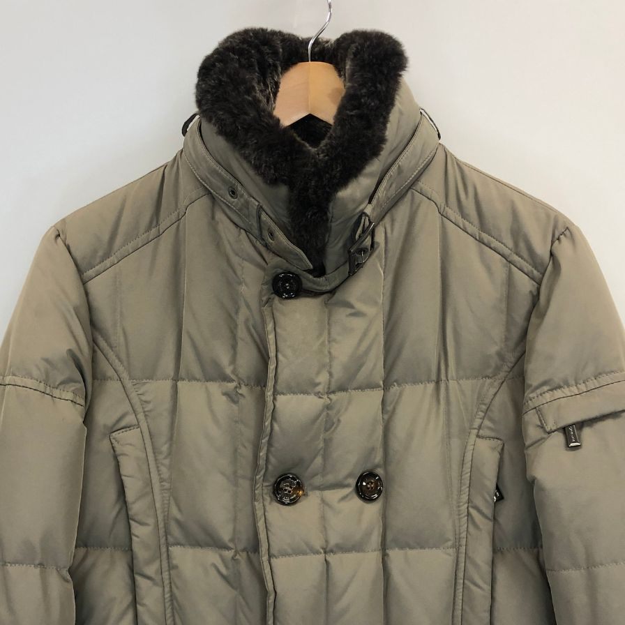 美品◆ムーレー ダウンジャケット モーリス KM イタリア製 メンズ グレー サイズ44 MOORER 【AFF21】