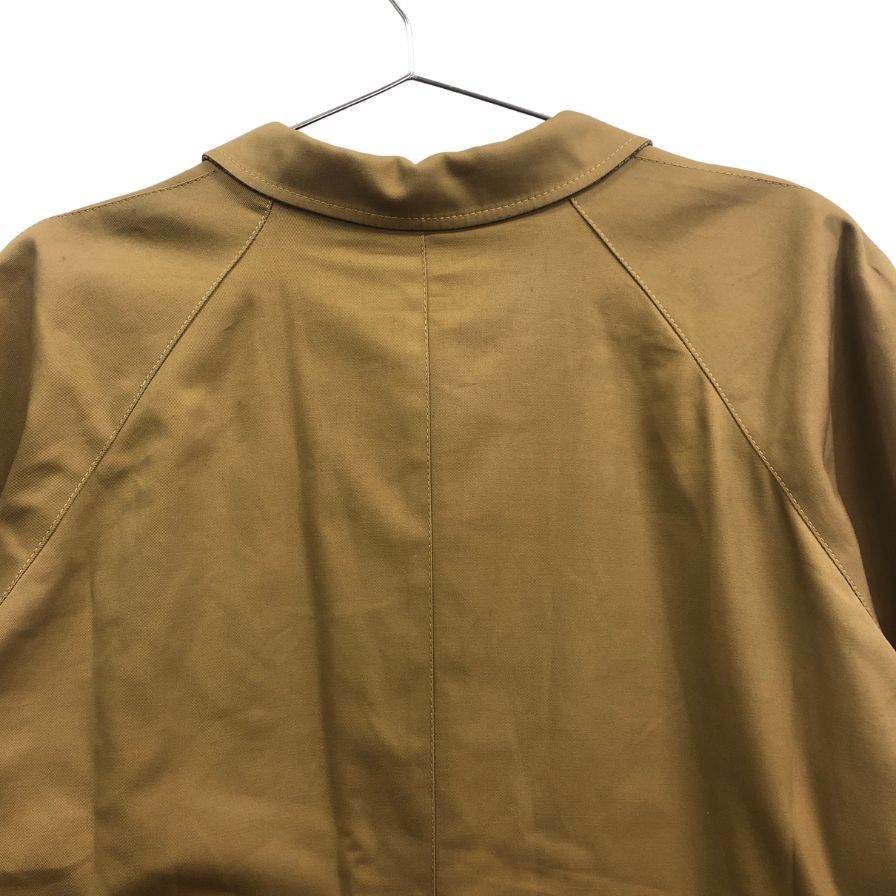 中古◆ノーブランド リバーシブルロングコート ベージュ×千鳥格子 サイズ52 メンズ 【AFB18】