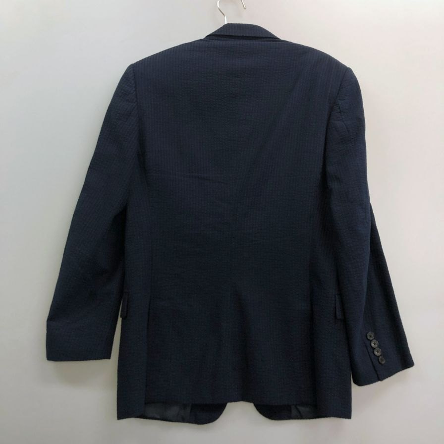 中古◆ヴァレンティノ 2B テーラードジャケット サイドベンツ ネイビー メンズ サイズI50 VALENTINO 【AFA12】