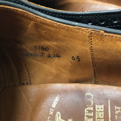 リーガル レザー レースアップシューズ ブリティッシュコレクション ストレートチップ イングランド製 メンズ サイズ6.5 REGAL 約25.0cm【PTM1】