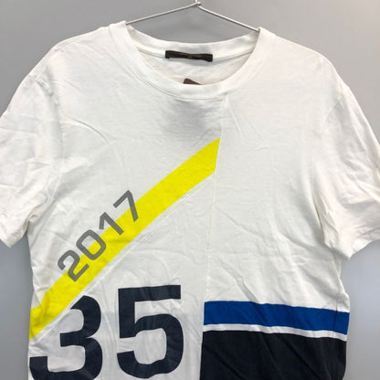 美品◆ルイヴィトン 17SS 半袖Tシャツ AMERICA'S CUP メンズ サイズS マルチカラー LOUIS VUITTON 【AFB7】