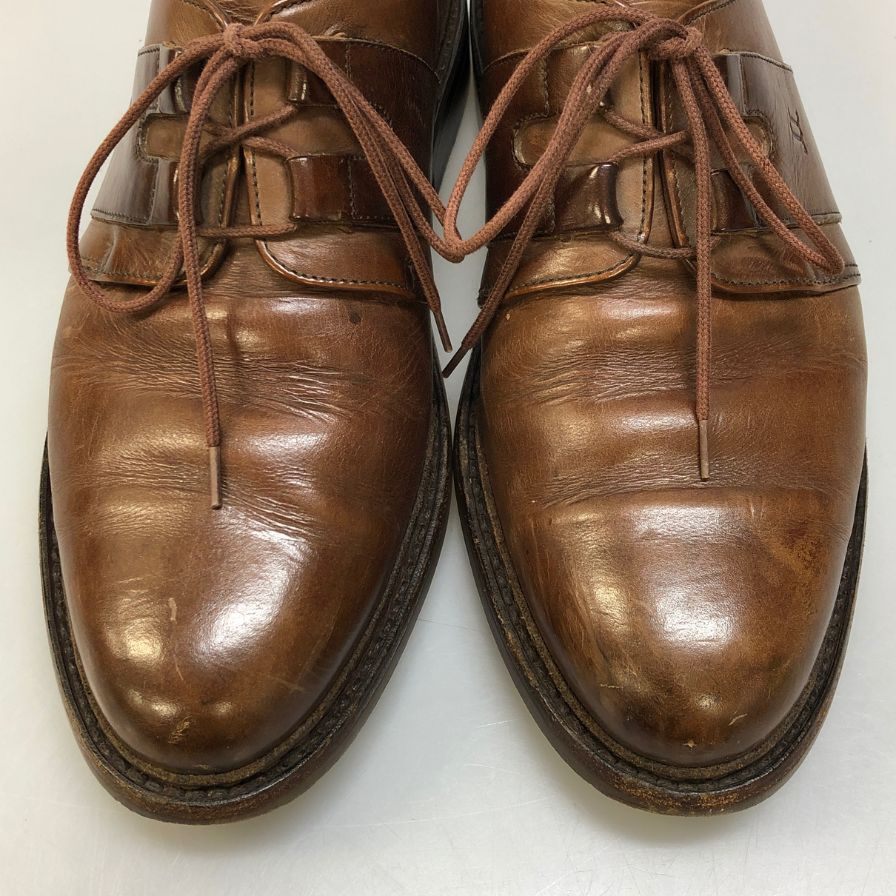 ジョンロブ コテージライン ウラヌス ギリーシューズ ブラウン UK6.5 JOHN LOBB URANUS ビジネスシューズ 約25.0cm【LA】【中古】
