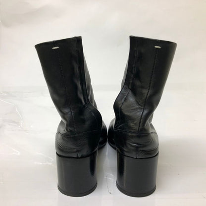 メゾン マルジェラ タビ ブーツ 足袋 6cmヒール ブラック メンズ サイズ42 Maison Margiela TABI 約27.0cm【YB5】