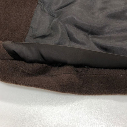 美品◆マックスマーラ チェスターコート アンゴラ ウール ロング丈 ブラウン レディース サイズ42 MaxMara 【AFA12】
