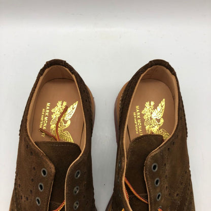 マーク マクナイリー ウィングチップ スウェード  ブラウン サイズ6 MARK MCNAIRY 約25.0cm【AFD9-2】