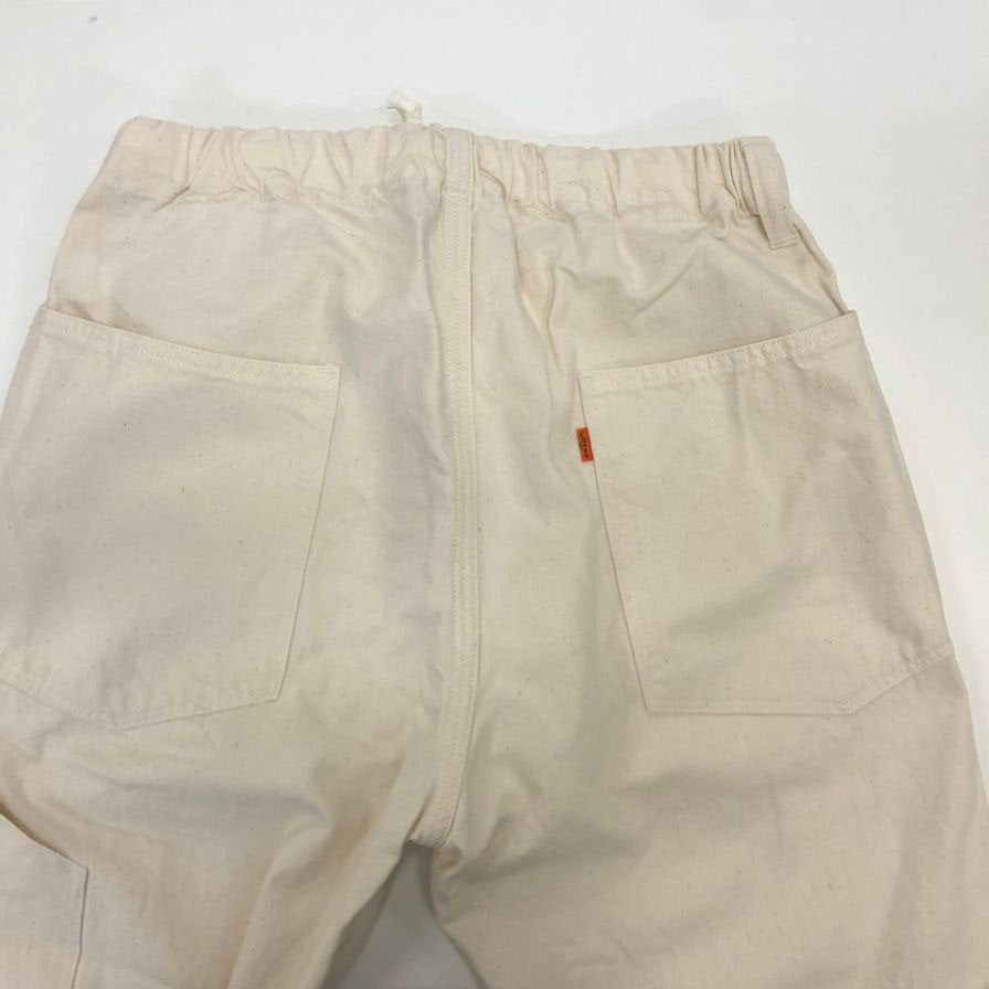 ネセサリー オア アンネセサリー ペインターパンツ コットン ホワイト系 メンズ サイズタグなし NECESSARY or UNNECESSARY 【AFB32】