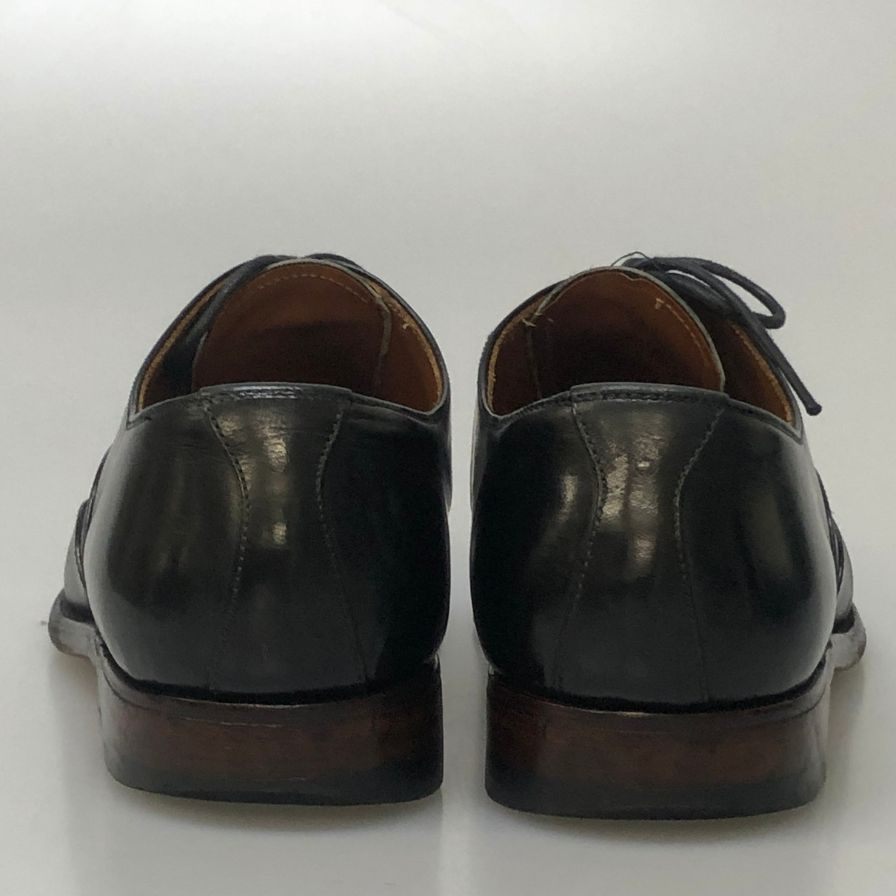 スコッチ グレイン ヒロカワ ラスト33 ウィングチップ 内羽根 メンズ サイズ 6ハーフ ブラック  Scotch grain 約25.0cm【AFC40】