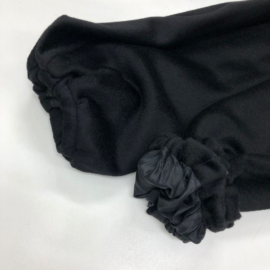 極美品◆トマソ ステファネリ コート ショート丈 ブラック レディース サイズ46 TOMASO STEFANELLI 【AFB28】