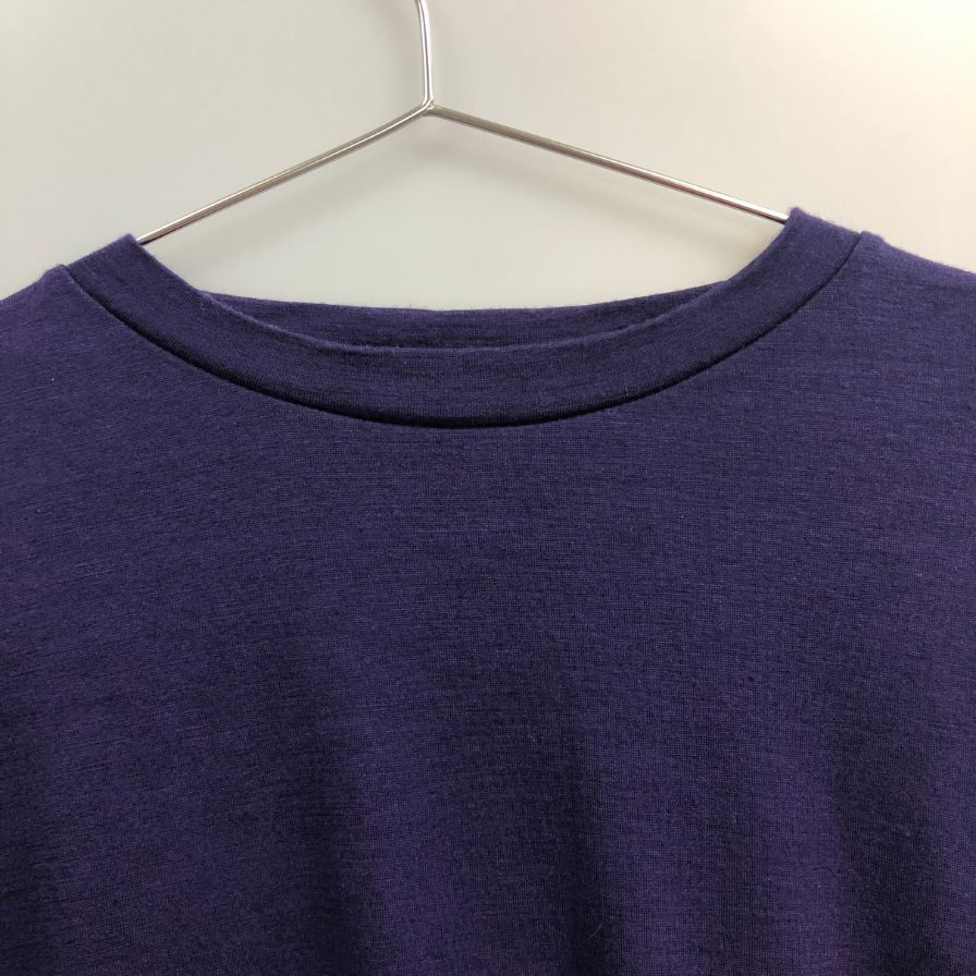 中古◆バーベルオブジェクト ロングスリーブニット パープル メンズ サイズフリー  barbell object 【AFB38】