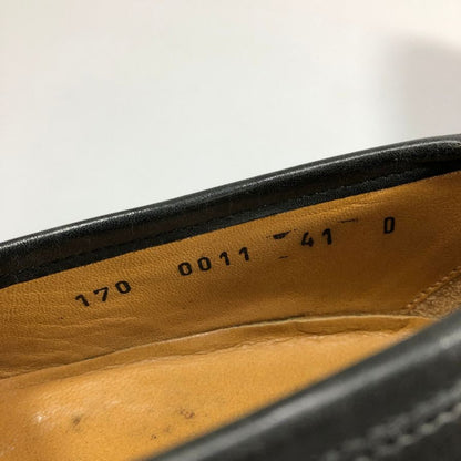 シップス ビットローファー カーフ 170 0011 ブラック ゴールド金具 サイズ41D SHIPS 約26.5cm【AFC47】