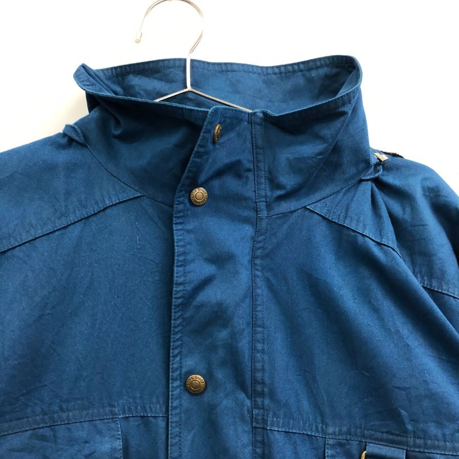中古◆エディーバウアー マウンテンパーカー 80年代 黒タグ メンズ ブルー サイズL Eddie Bauer 【AFA21】