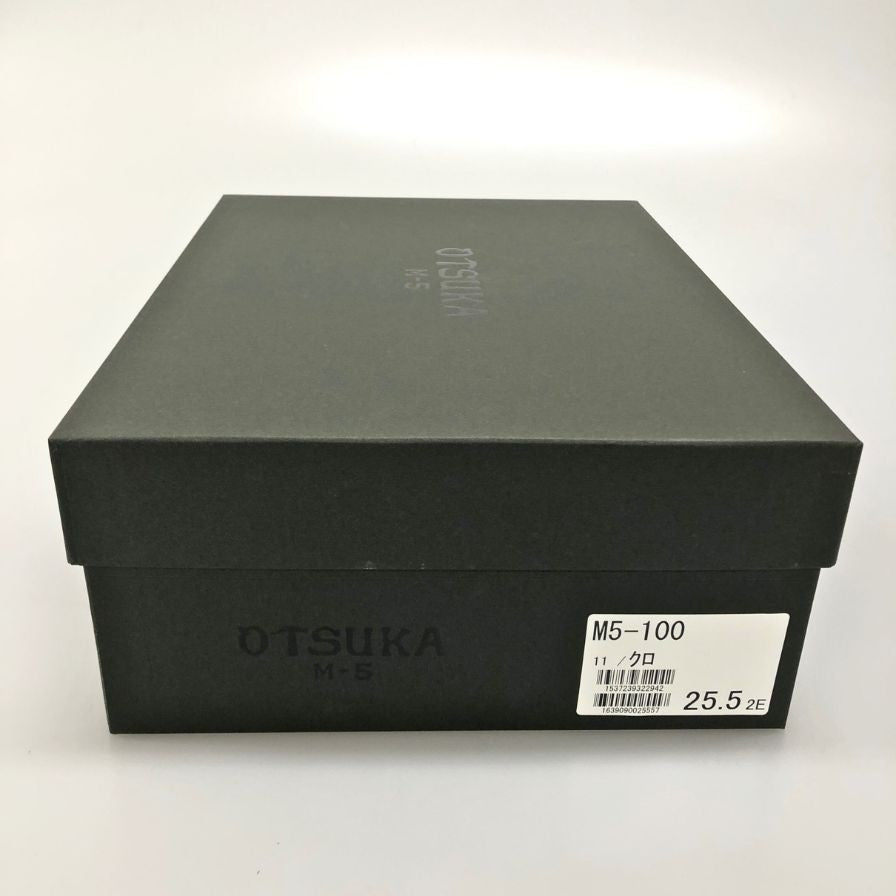 大塚製靴 M5-100 ホールカット カーフ ブラック サイズ25.5cm OTSUKA ビジネスシューズ 約25.5cm【LA】【中古】