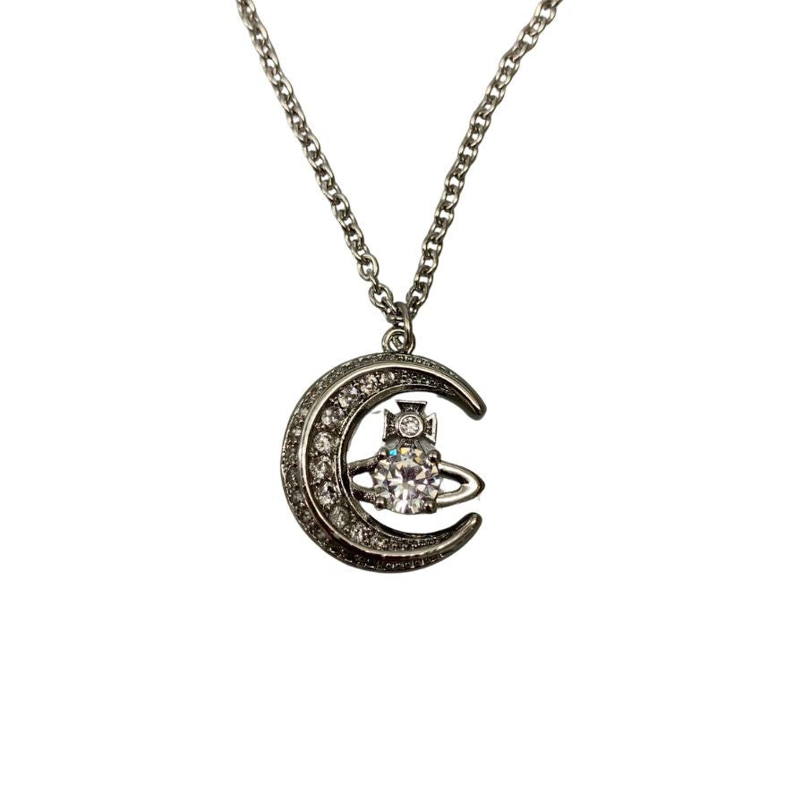 Vivienne Westwood DORINA MOONネックレス　シルバー 未使用◇ヴィヴィアンウエストウッド ネックレス ドリナ ムーン