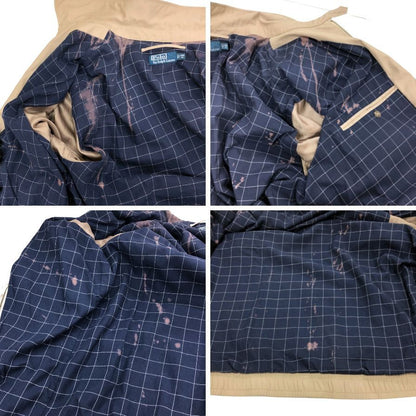 ポロ ラルフローレン 90S ブルゾン スウィングトップ コットン ベージュ サイズ3XB メンズ Polo Ralph Lauren【LA】