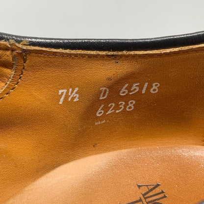 アレンエドモンズ ストレートチップ ダービー メンズ ブラック サイズUS7.5D Allen Edmonds ビジネスシューズ 約25.5cm【LA】【中古】